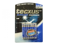 Batterie Tecxus Maximum, Micro LR 03 AAA, 4 St.