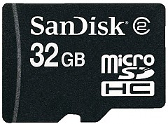 microSDHC 32GB Class 4