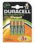 Duracell HR03 StayCharged Accu 800mAh 4er Blister
