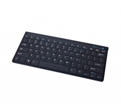 Tastatur Mini Bluetooth KB-BT-001-DE Slimline / Schwarz