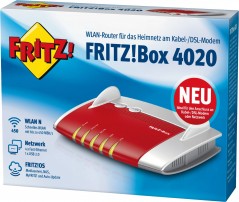 FRITZ!Box 4020 / Rot-Silber