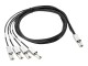HEWLETT PACKARD ENTERPRISE Cable HP 2m Ext Mini-SAS to 4x1 Mini-SAS