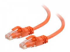 Kabel / 0.5 m Orange CAT6 PVC Snagless U