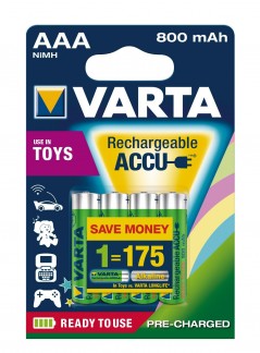 TOY ACCU Ready2Use AAA 4er Blister