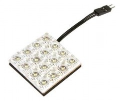 MULTI-FUNCTION HYPER LED PCB LAMP 35X35mm Farbe: rot