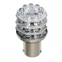 BAU15S, PY21W LED-Lampe, 24V, 36 blinkergelbe LEDs