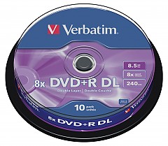 DVD+R DL 8,5GB 8x 10er SP