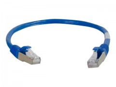 Kabel / Cat6a Shielded Patch 2 m Blue