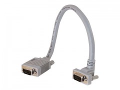 Kabel / 0.5 m  HD15 m/F VGA/SXGA W/90 DE