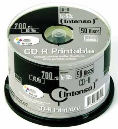 CD-R 700MB 50er Spindel Printable