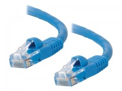 Kabel / 10 m Mlded/Btd Blue CAT5E PVC UT