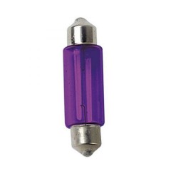 Soffitenlampen C10W, SV8,5-8, 10W, violett, 2 Stk., 11 x 35