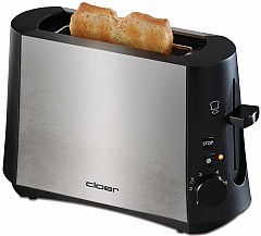 Toaster 3890 / Edelstahl-Schwarz