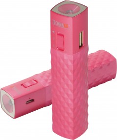 TX-47 Power Bank Lipstick 2600mAh / Pink