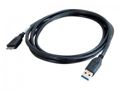 Kabel / 1 m USB 3.0 AM-Micro BM Black