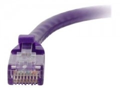 Kabel / 3 m Mlded/Btd Purple CAT5E PVC U