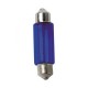 Lampa 12V Soffitenlampen C10W, SV8,5-8, 10W, blau, 11 x 35