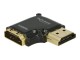 DELOCK Adapter HDMI-A Stecker > Buchse 90 rech