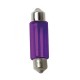 Lampa Soffitenlampen C10W, SV8,5-8, 10W, violett, 2 Stk., 11 x 35