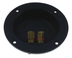 Lautsprecher-Terminal, rund, d=105 mm, 2 Anschlsse